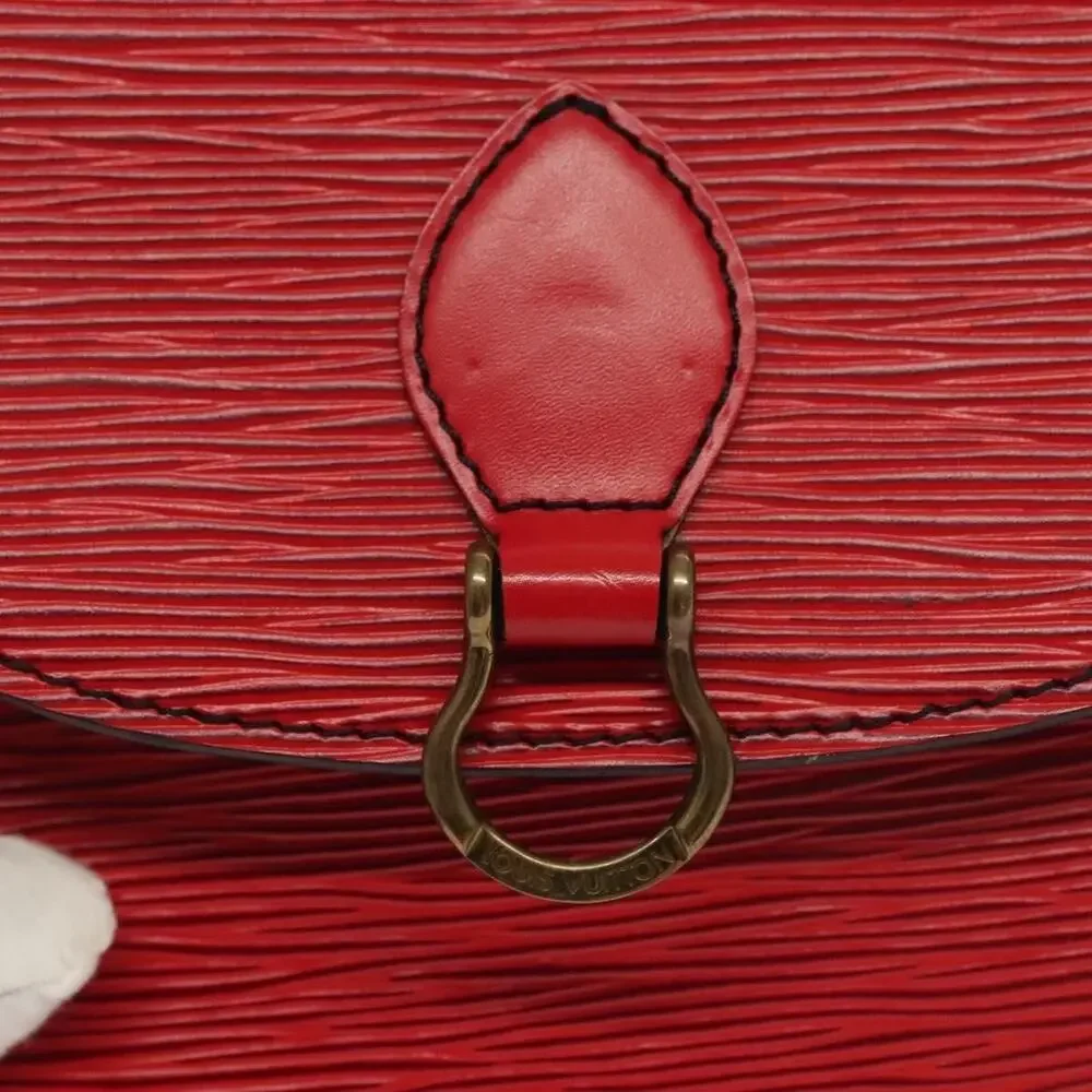 Louis Vuitton Epi Saint Cloud PM Shoulder Bag Red
